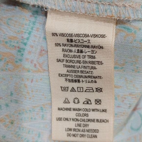 Free People Cabbage Rose Scarf Print Wide Leg Satin Jumpsuit Neutral Combo - 6 - Picture 9 of 10